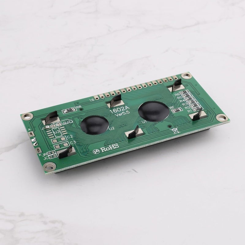 ECSiNG وحدة عرض LCD 1602 2PCS 16x2 تسلسلي خلفية زرقاء مع نص أبيض لوحة عرض DC 5V 80x36mm متوافقة مع A-rduino Raspberry Pi - Image 5
